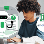 garçon devant son ordinateur