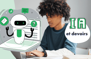 garçon devant son ordinateur